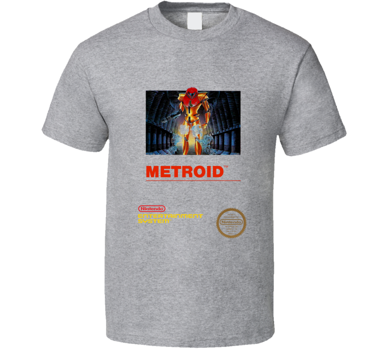 Metroid Nes Nintendo Retro Video Game T Shirt