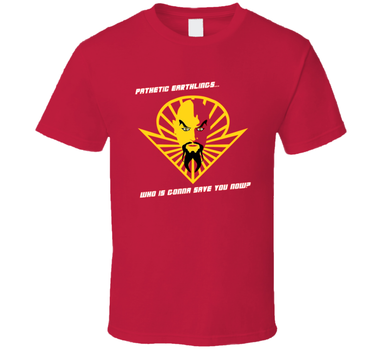 Flash Gordon Ming The Merciless Sci-Fi Adult Movie T shirt