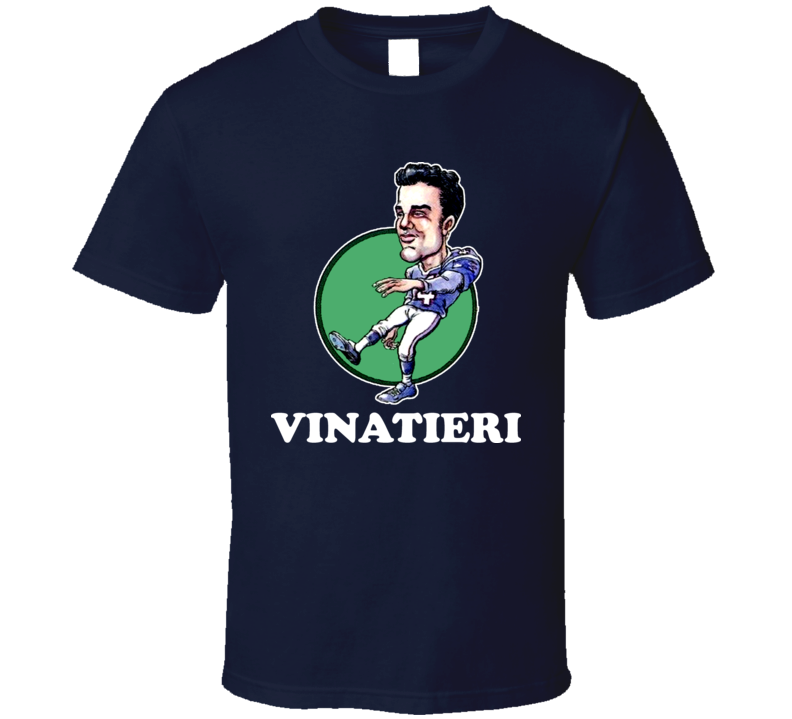 Adam Vinatieri New England Football Kicker Legend Caricature T Shirt