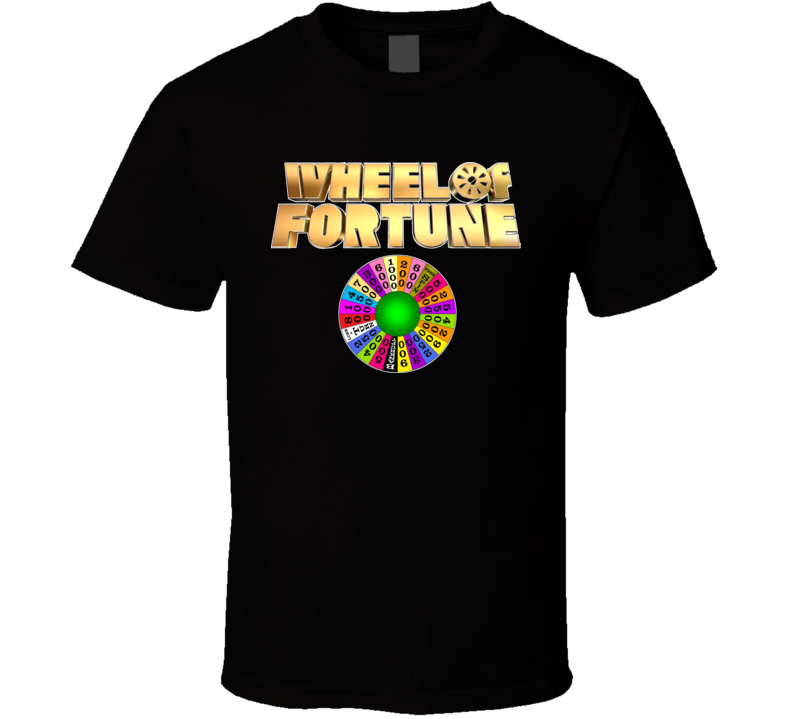wheel of fortune logo shirt
