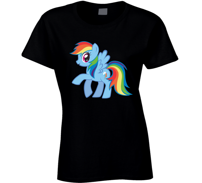 My Little Pony Rainbow Dash Ladies T Shirt