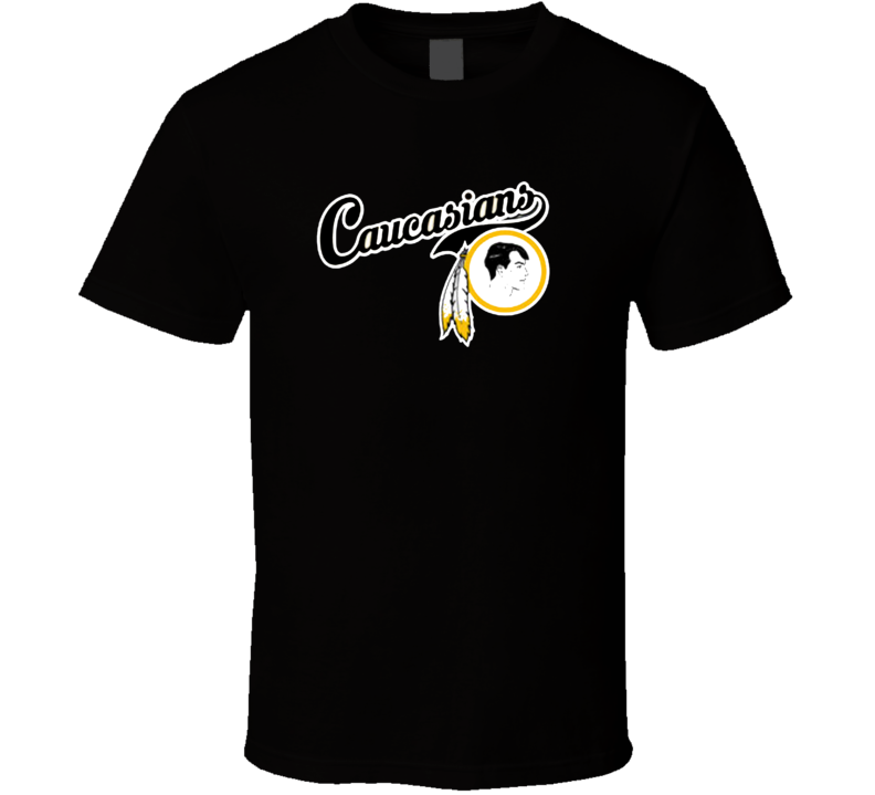 Cleveland Caucasian Washington Redskin Funny Football T Shirt
