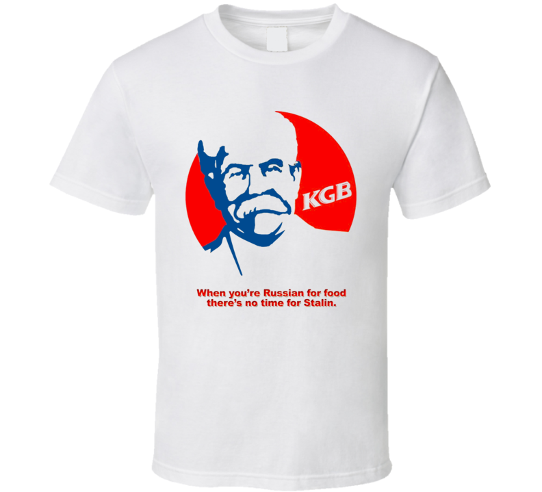 KGB Russian Stalin T Shirt 