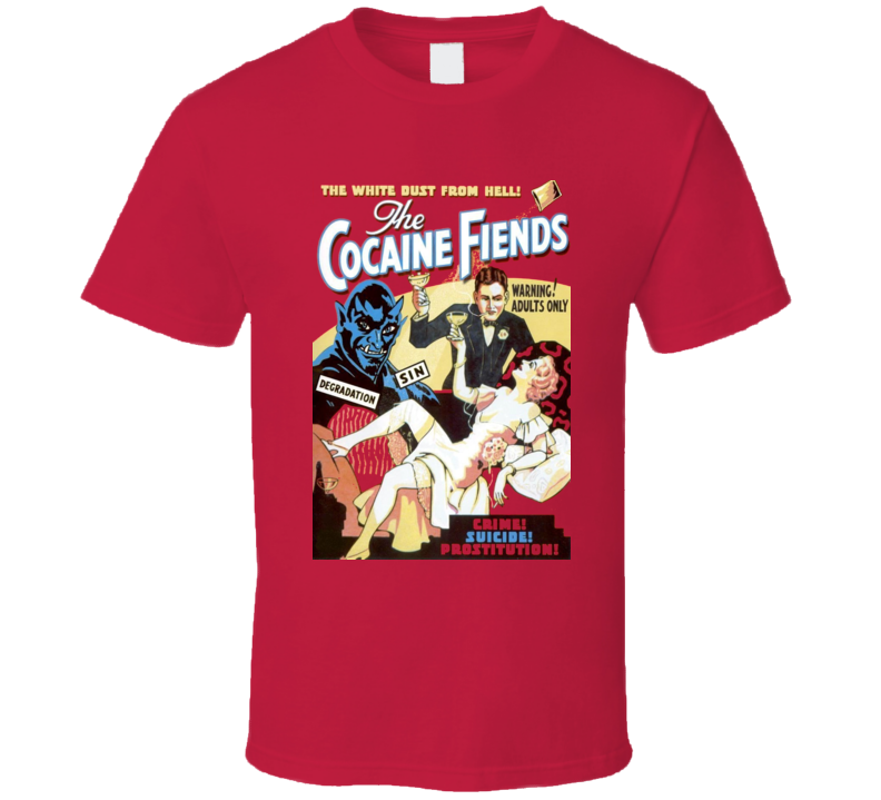 The Cocaine Fiends Movie Classic T Shirt 