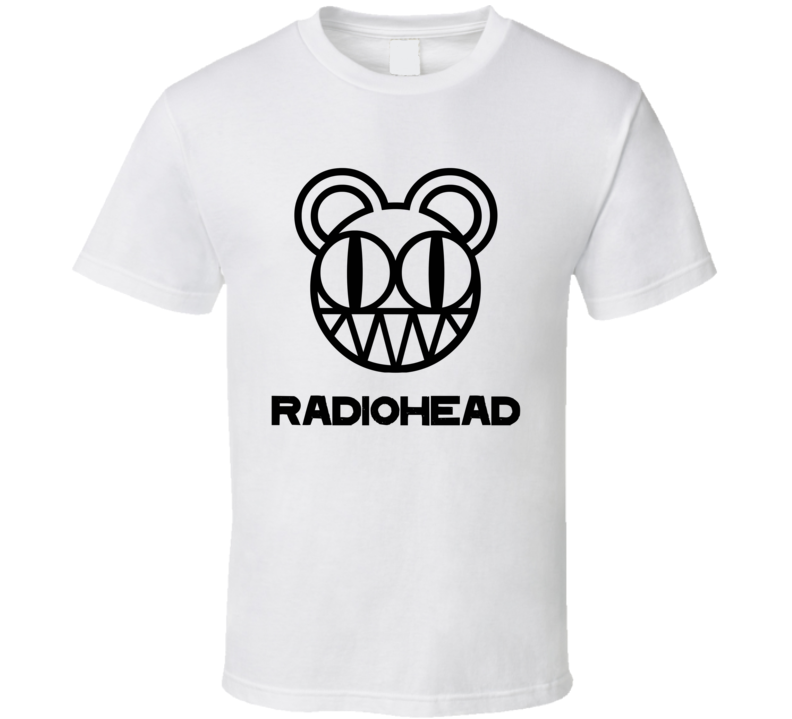 Radiohead Rock Band Music Logo White T Shirt