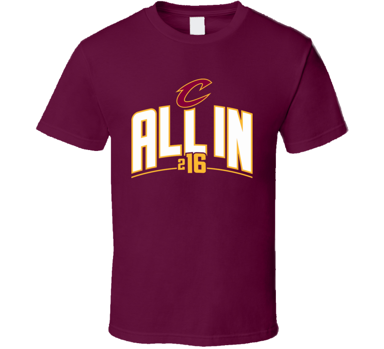 Cleveland 2016 Basketball All In Cavaliers Ohio Champions T Shirt