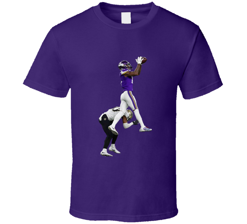Stefon Diggs The Catch Minnesota Wide Receiver Football T Shirt