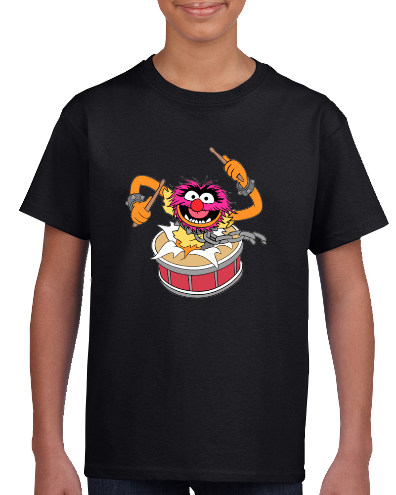 Animal Muppets Drummer Rock And Roll Kids Childrens Tv Show T Shirt