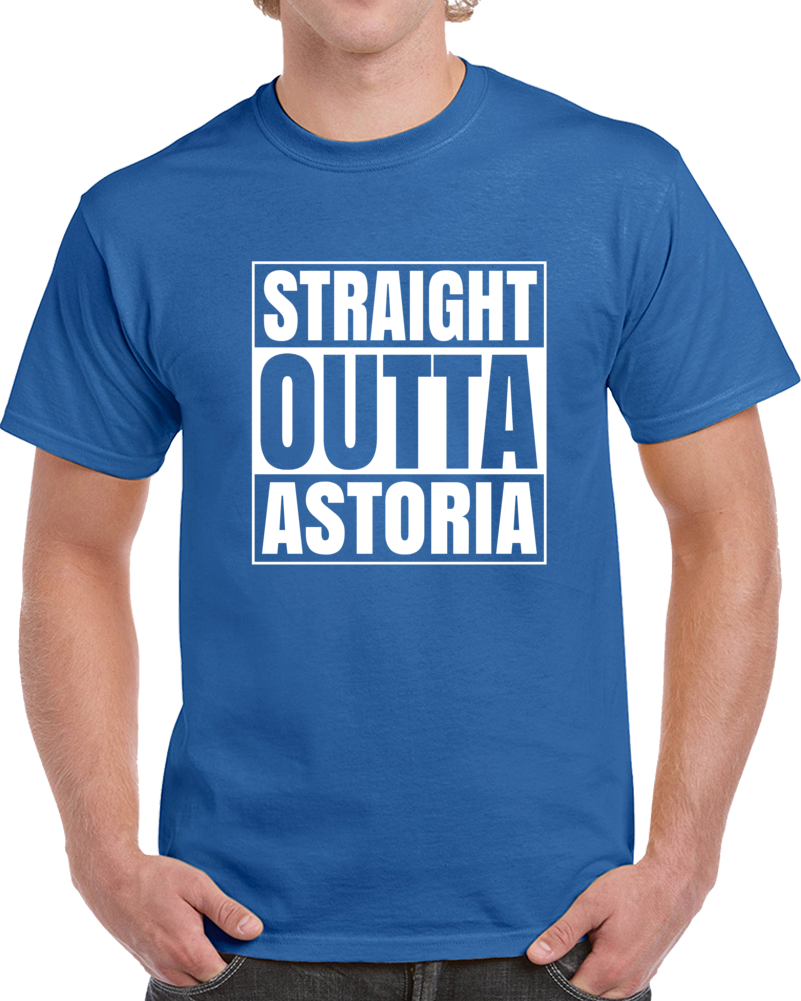 Straight Outta Astoria Greek Town New York City T Shirt