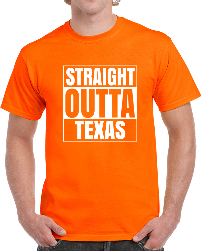 Straight Outta Texas University Football College March Madness T Shirt