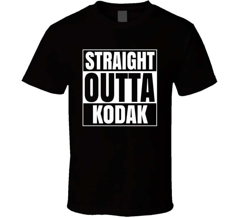 Straigh Outta Kodak Tennessee City Compton Parody T Shirt