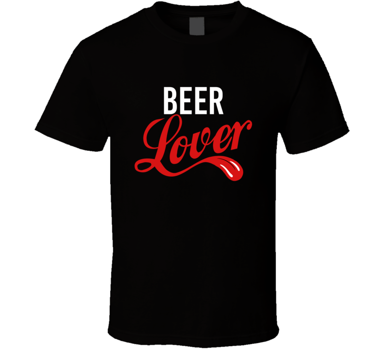 Beer Alcohol Adults Lover Funny Tongue T Shirt