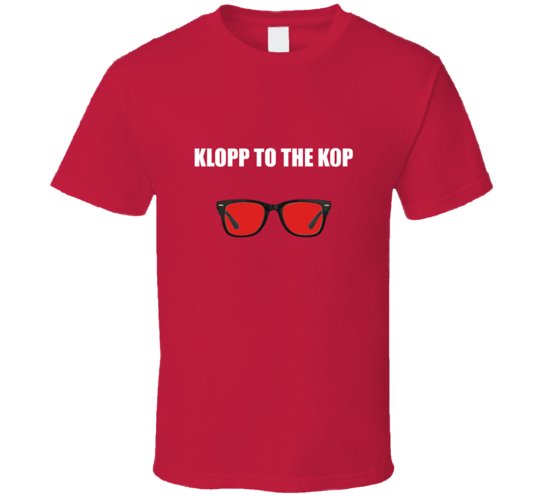 Jurgen Klopp German Liverpool Soccer Fan Red T Shirt