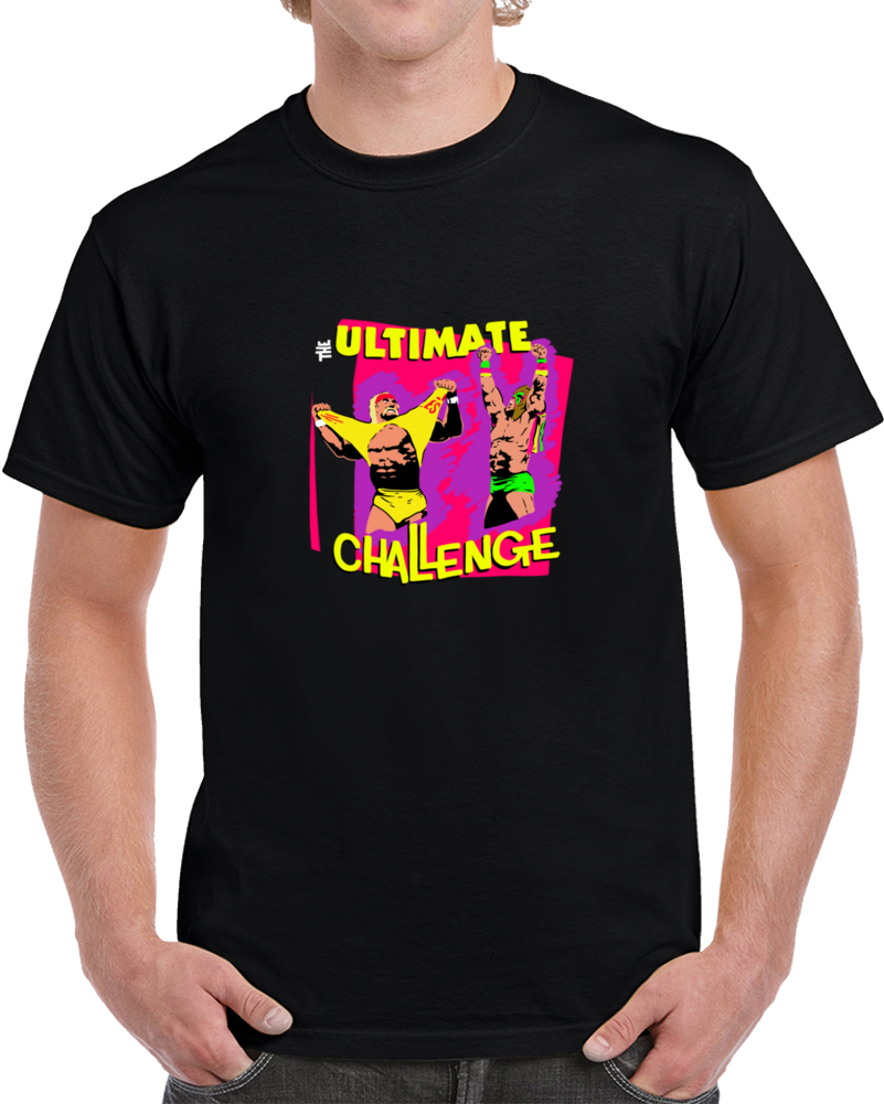 Wrestlmania 6 Ultimate Challenge Hogan Warrior Retro Vintage Wrestling T Shirt