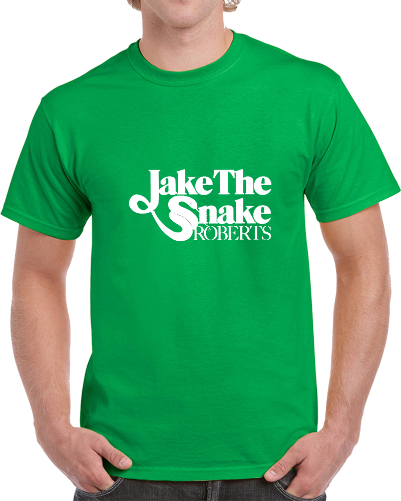 Jake Thee Snake Roberts Wrestler Vintage Retro Wretling T Shirt