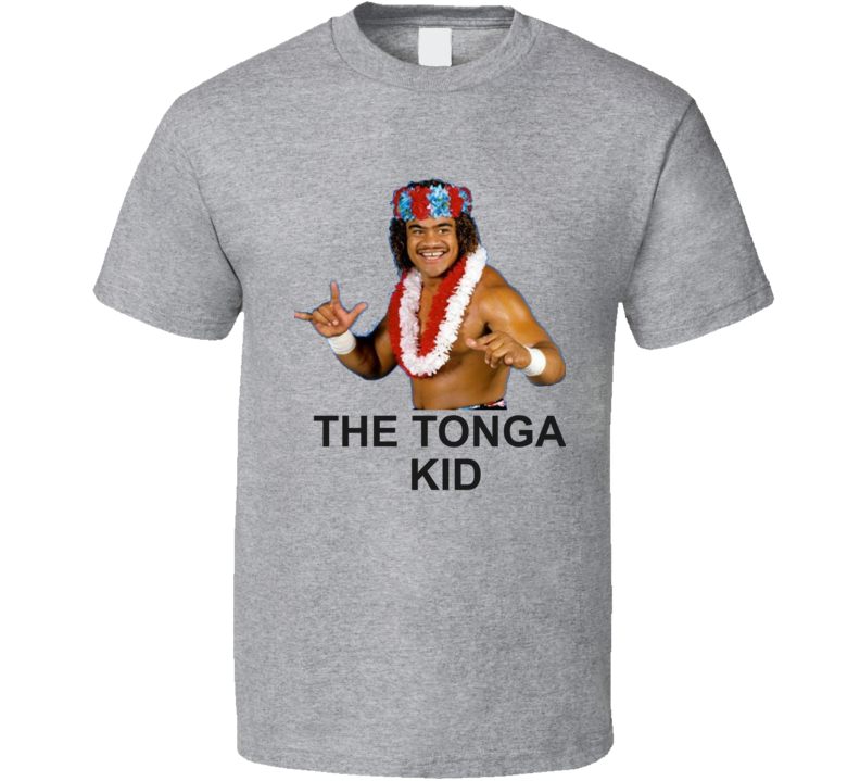 Sam Fatu The Tonga Kid Wrestler Vintage Retro Wrestling T Shirt