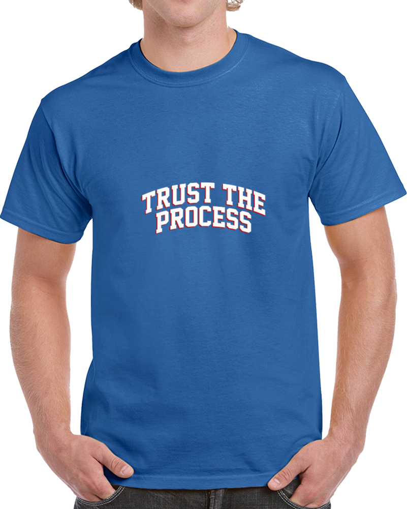 Philadelphia Trust The Process Joel Embiid Basketbal T Shirt