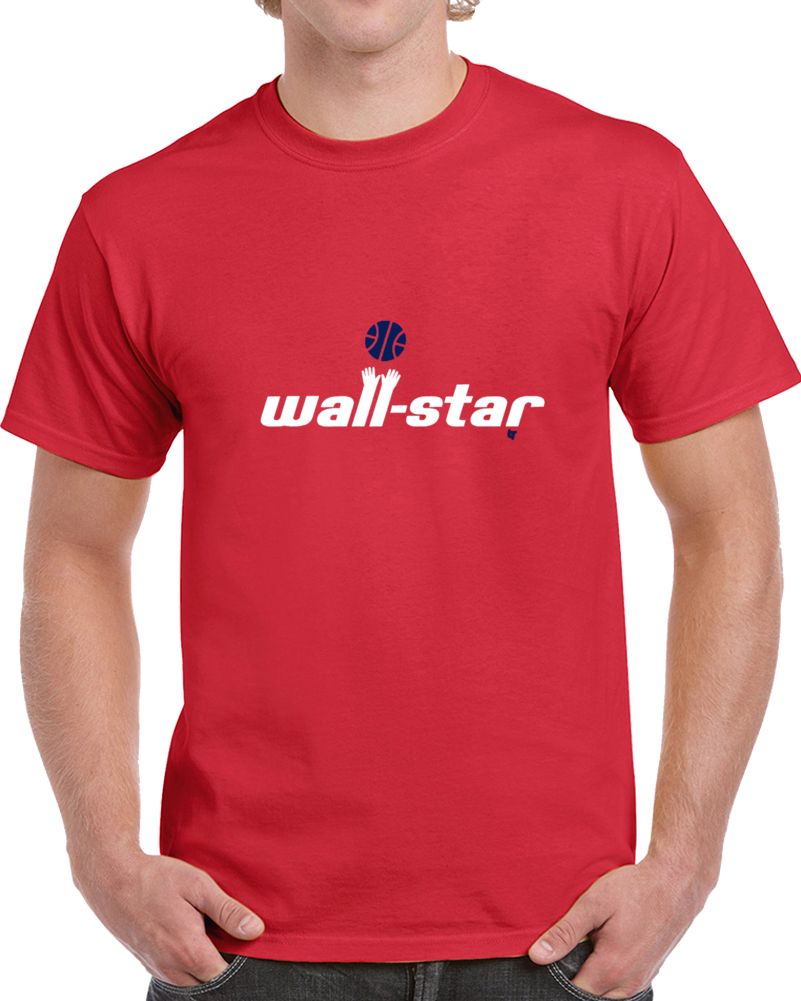 John Wall Wall-star Washington Dc Hybrid Basketball T Shirt
