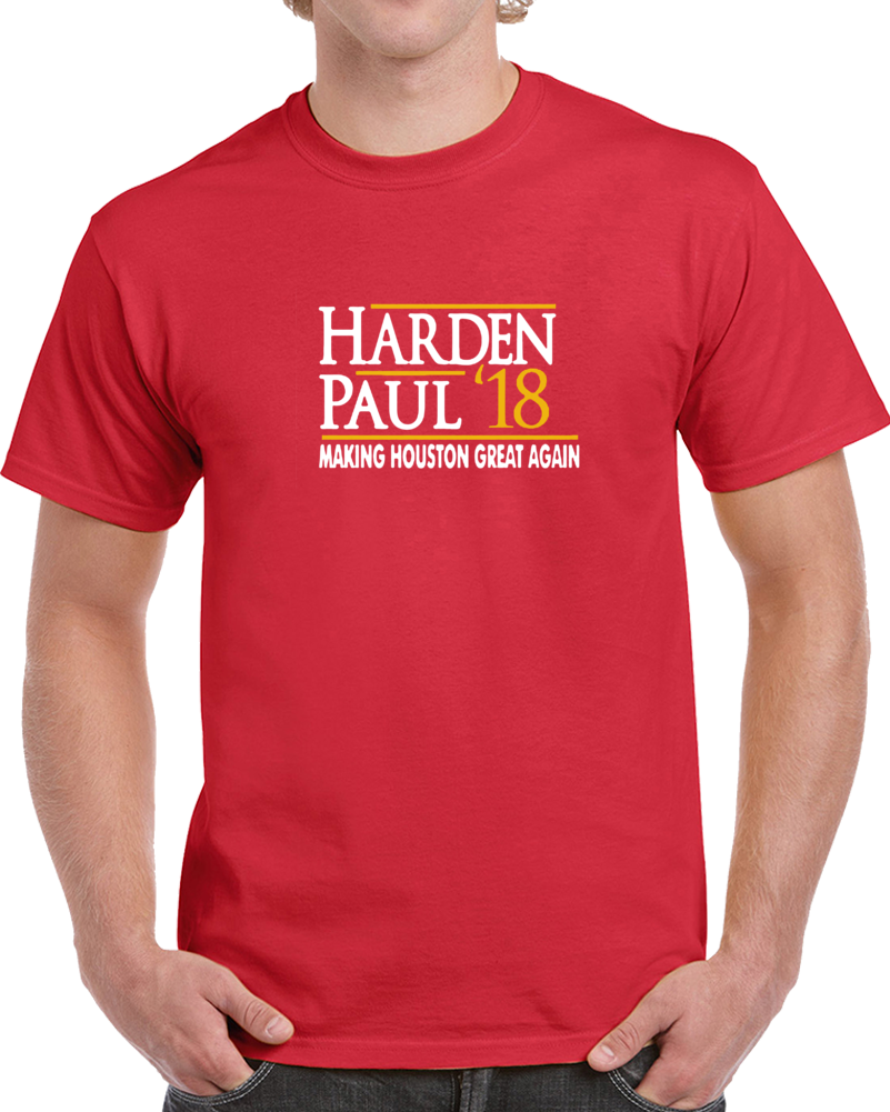 Kames Harden Chris Paul Ake Houston Great Again Basketball T Shirt