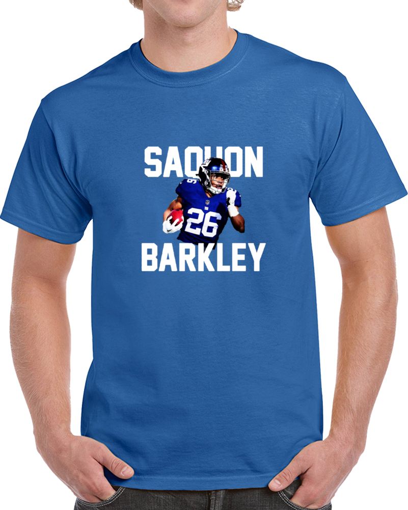 Saquon Barkley 2nd Overall Pick Running Back New York Football T Shirt