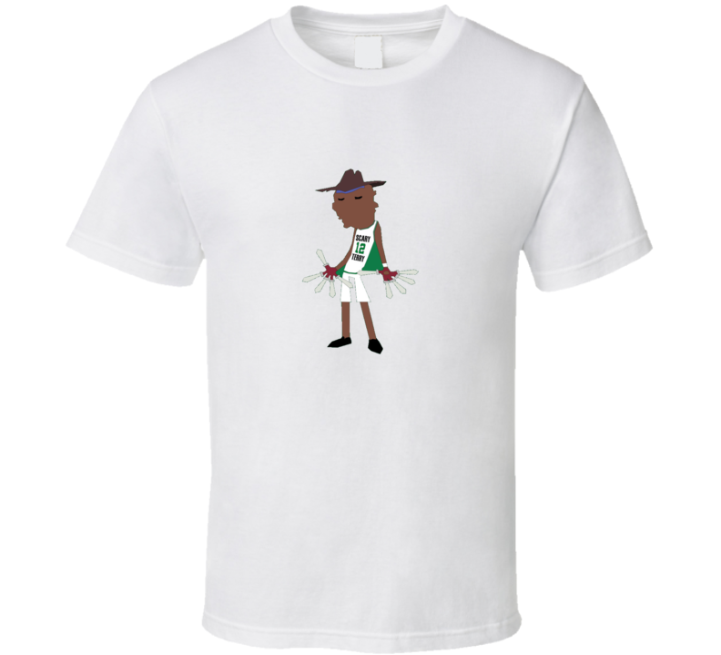 Scary Terry Bozier Freddy Kruger Nightmare Boston Basketball Fan T Shirt