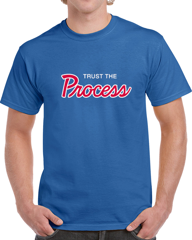 Philadelphia Basketball Hybrid Trust The Process T Shirt