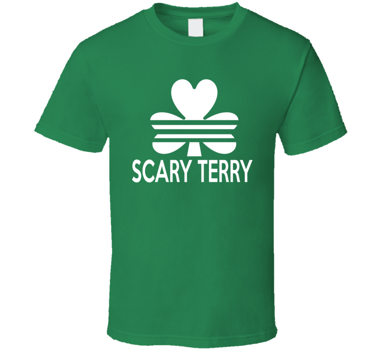 Scary Terry Rozier Irish Bostin Clover Parody Basketball T Shirt