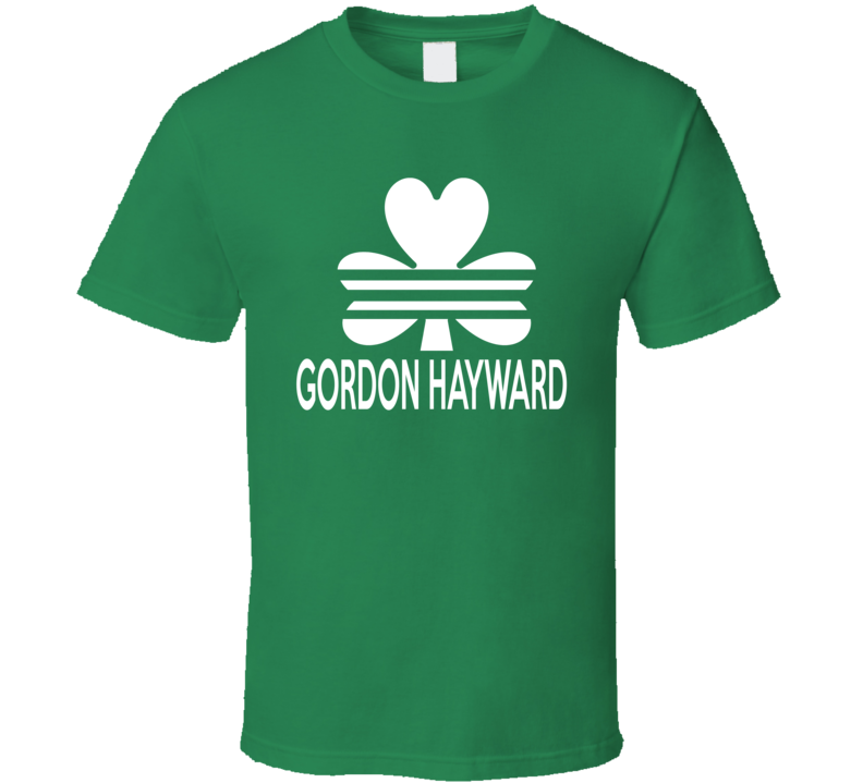 Girdon Hayward Irish Boston Clover Basketball Parody T Shirt