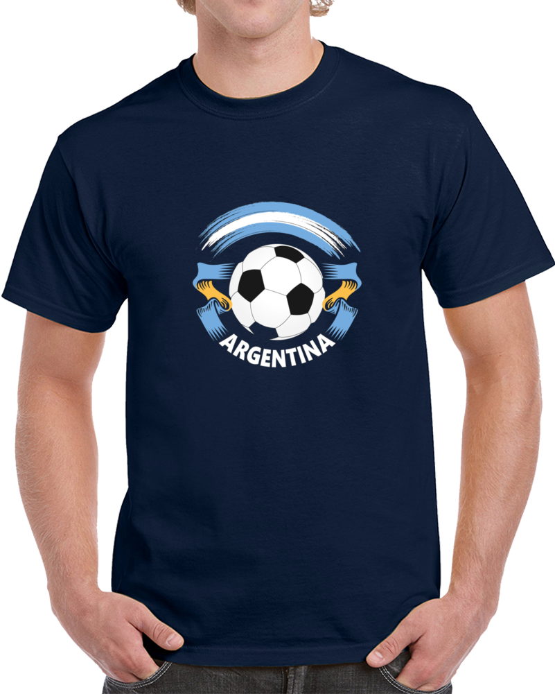 Argentina World Cup Ball Russia 2018 Soccer Tournament T Shirt