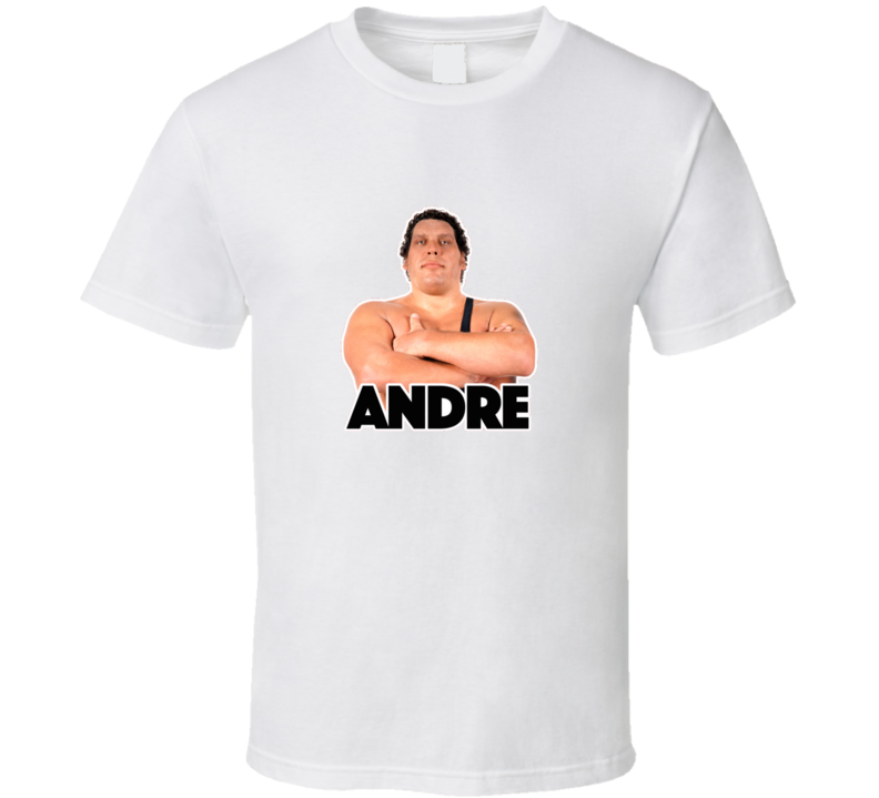 Andre The Giant Classic Legend Vintage Retro Wreslting 80's T Shirt