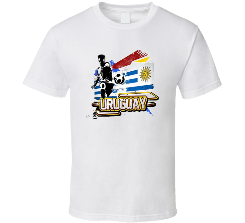 Uruguay Vintage Retro Soccer World Cup Football Fan Supporter T Shirt