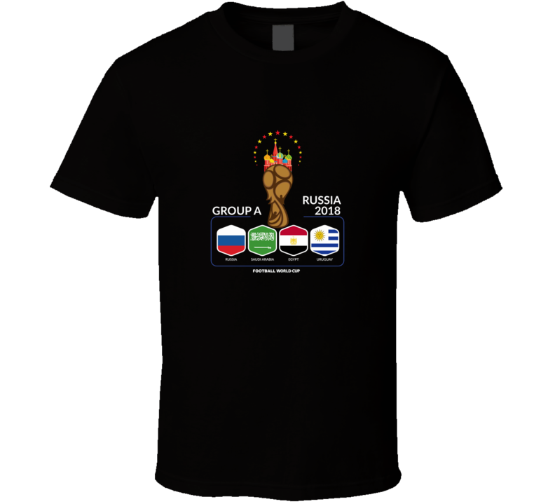 Group A Fifa Russia 2018 World Cup T Shirt