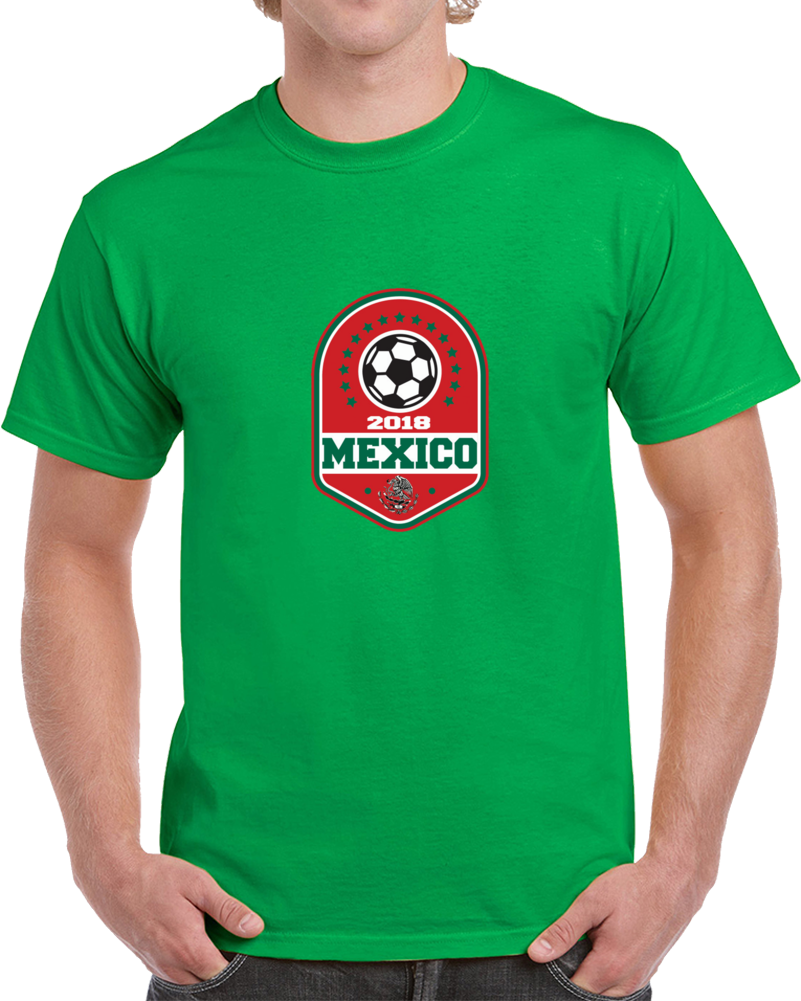 Mexic Soccer World Cup 2018 Russia Football T Shirt