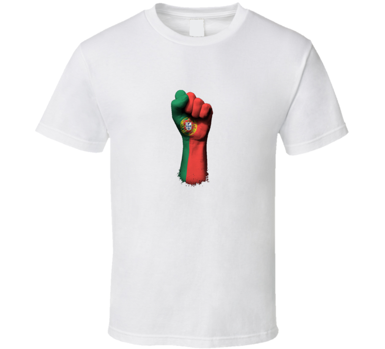 Portugal Arm Clenched Strong Fan Supporter Woeld Cup 2018 Russia Soccer T Shirt
