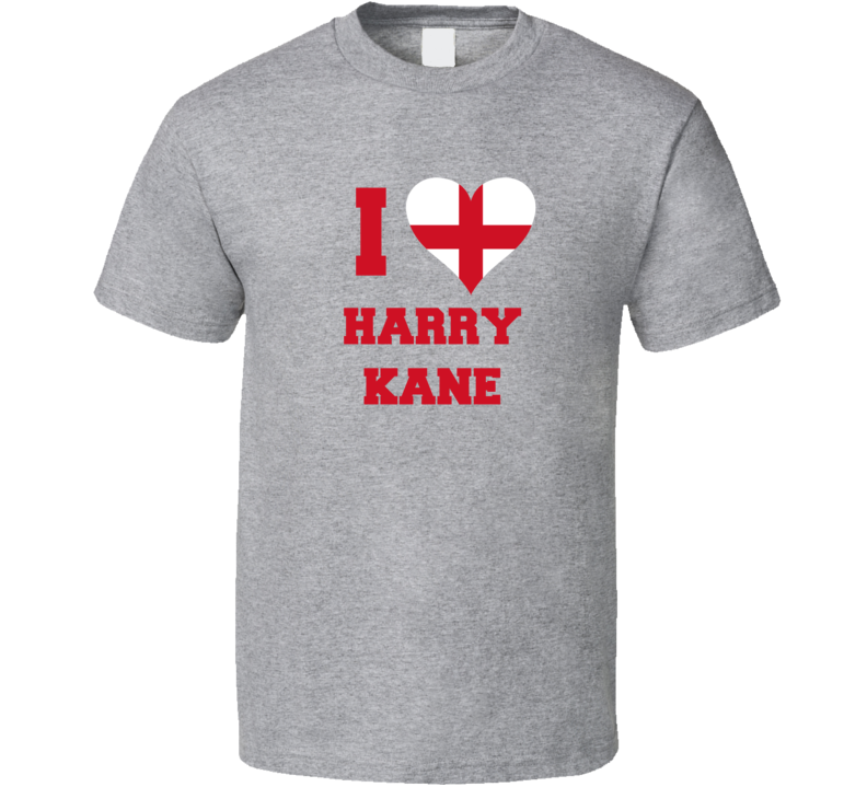 I Love Harry Kane England Football Fan Supporter Soccer T Shirt