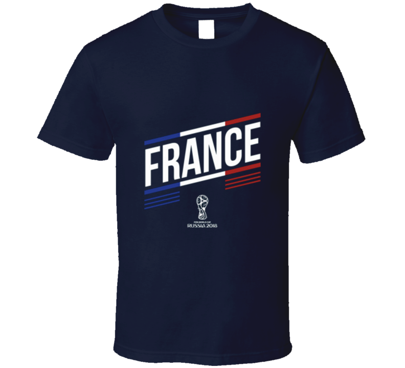 France World Cup Football Soccer Fan Supporter 2018 T Shirt