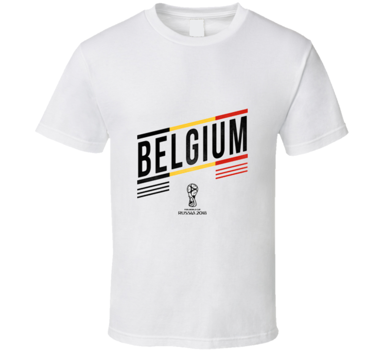 Belgium Soccer World Cup Football Fan Superstar Russia 2018  T Shirt