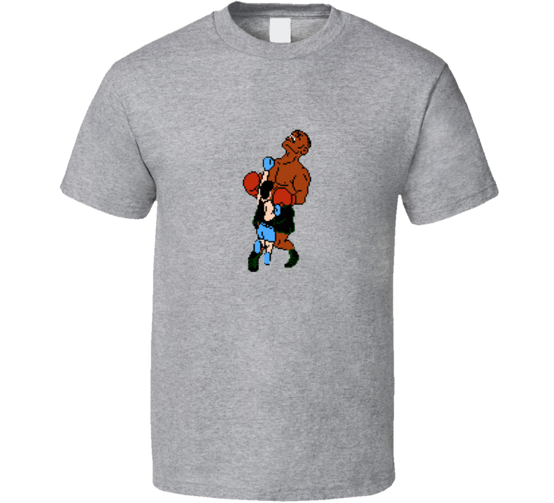 Nintendo Mike Tyson's Punchout Video Game Knockout Retro Gaming T Shirt