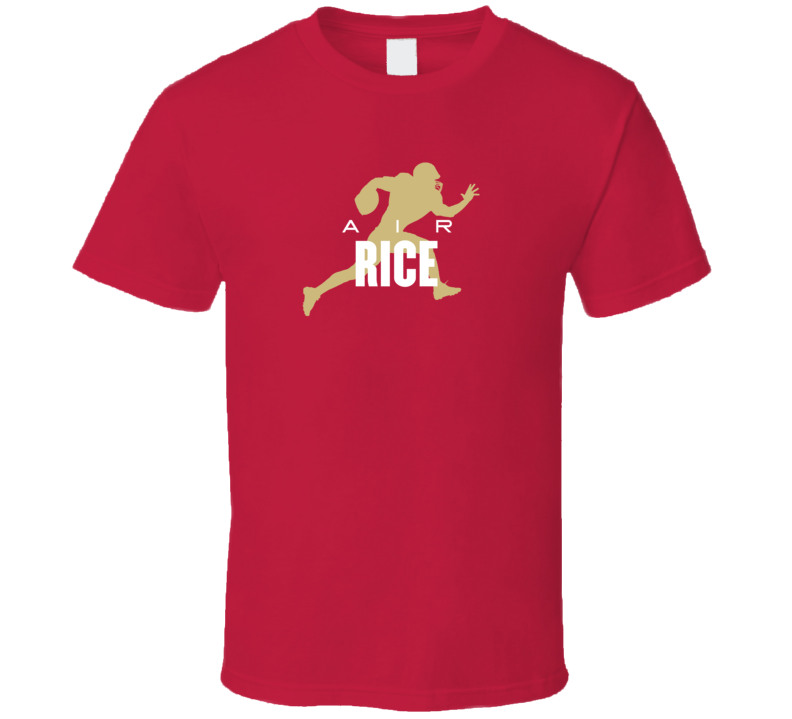 Air Jerry Rice Wide Receiver San Francisco Football Fan Supporter T Shirt