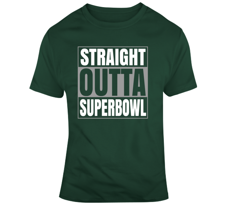 Straight Outta Superbowl Philadelphia Football Philly Fan T Shirt
