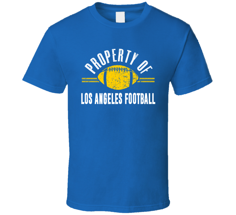 Property Of Los Angeles Football Fan Supporter T Shirt