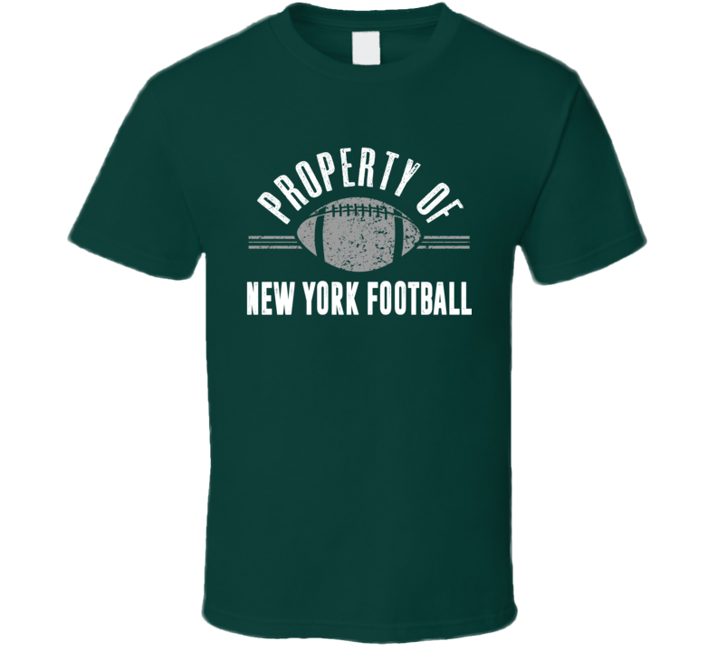 Property Of New York Football Fan Supporter Jet T Shirt