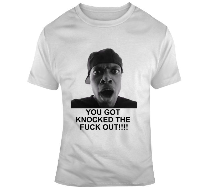 Friday Chris Tucker You Got Knocked The F*ck Out Friday Funny Movie T Shirt