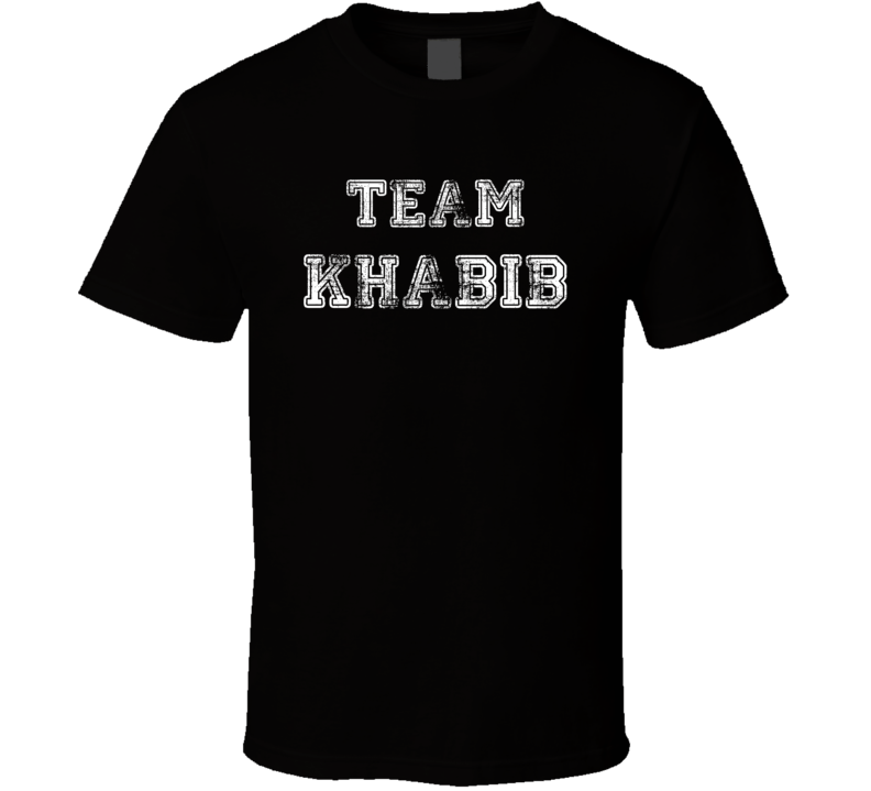 Team Khabib Nurmagodemov The Eagle Distressed Mma Fighting T Shirt