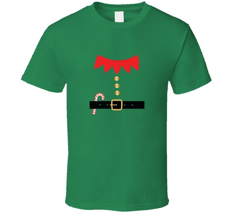 Elf Costume Christmas Holiday V1 T Shirt
