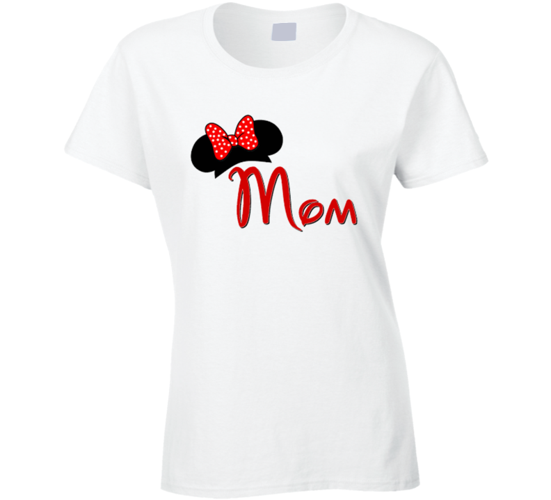 Mom Mickey Minnie Ears Family T Shirt