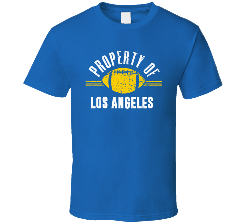 Property Of Los Angeles Football T Shirt