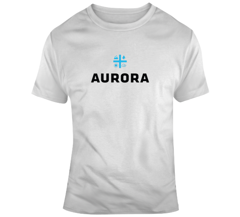 Aurora Cannabis Weed Marijuana Stoner Company Logo Fan T Shirt