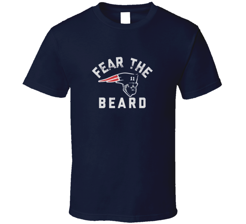 Julian Edelman Fear The Bear New England Football Champs T Shirt
