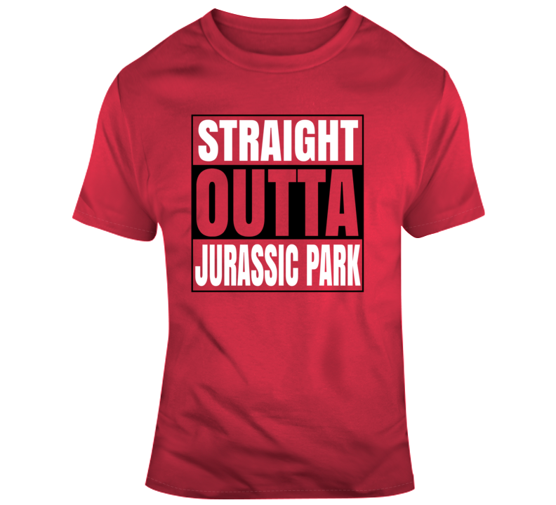 Straight Outta Jurassic Park Toronto Basketball Fan Zone T Shirt